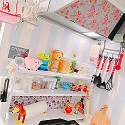 インテリア ディズニーグッズ リメイクシート ステッカー Diy などのインテリア実例 21 01 12 17 33 54 Roomclip ルームクリップ
