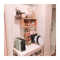 壁に付けられる家具/キッチンワゴン/DRIP POD/ドリップポッド/コーヒー...などのインテリア実例 - 2020-05-05 21:03:43