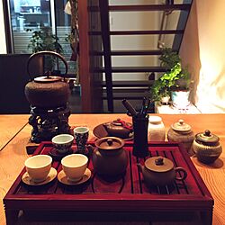 リビング/中国茶/鉄瓶/中国茶器/茶盤...などのインテリア実例 - 2015-04-22 19:20:12