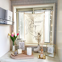 タペストリー 韓国インテリアのインテリア実例 Roomclip ルームクリップ