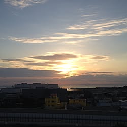 部屋全体/日の出/朝日/海が見える風景/海のある風景...などのインテリア実例 - 2017-04-06 06:01:48