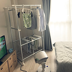 室内物干しのインテリア実例 Roomclip ルームクリップ 室内物干しのインテリア実例 Roomclip ルームクリップ
