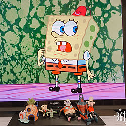 スポンジボブ スポンジボブ のおしゃれなアレンジ 飾り方のインテリア実例 Roomclip ルームクリップ