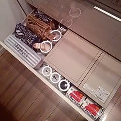キッチン/システムキッチン/引出しの中/缶詰/システムキッチンの引き出し...などのインテリア実例 - 2017-01-16 12:50:40