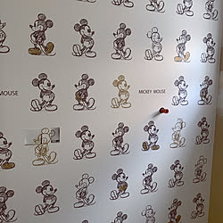 1階トイレ Panasonicアラウーノ ミッキーマウス ディズニー壁紙 ルノン壁紙 などのインテリア実例 21 03 30 15 38 59 Roomclip ルームクリップ