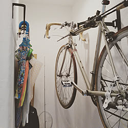 クロスバイク 自転車収納のインテリア実例 Roomclip ルームクリップ