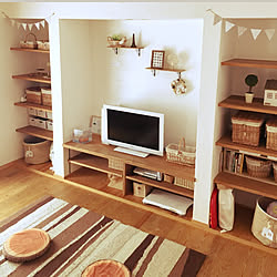 造り付け棚のインテリア実例 Roomclip ルームクリップ