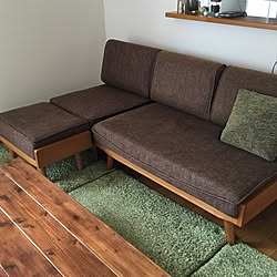 クッションカバー ルルドマッサージクッション リビング ハンドメイド デニムリメイク などのインテリア実例 17 07 13 18 05 56 Roomclip ルームクリップ