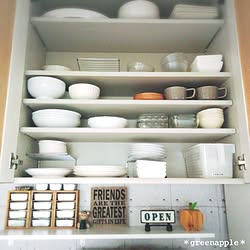 キッチン/セリア/ダルトン/OPEN &CLOSEDプレート/食器棚...などのインテリア実例 - 2016-09-30 16:01:18