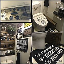 バス/トイレ/ステッカー/2018.7.31/AwesomeStore/フェイクグリーン...などのインテリア実例 - 2018-07-31 22:10:41
