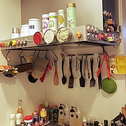 キッチン コストコ 台湾茶 紅茶缶のインテリア実例 10 13 13 59 54 Roomclip ルームクリップ