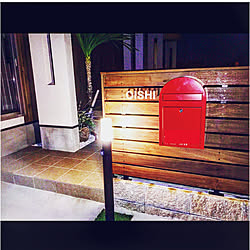 表札 ステンシルのインテリア実例 Roomclip ルームクリップ