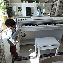 4歳男子/トミカ/ホワイトインテリア/電子ピアノ/フレンチインテリア...などのインテリア実例 - 2020-03-19 00:57:34