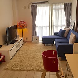 青いソファーのインテリア実例 Roomclip ルームクリップ