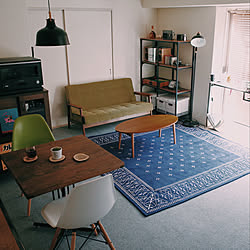 部屋全体/IKEAの棚/IKEA 照明/キャビネット/バルミューダ レンジ...などのインテリア実例 - 2018-04-09 12:14:46