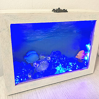 100均 夏休みの工作の商品を使ったおしゃれなインテリア実例 Roomclip ルームクリップ