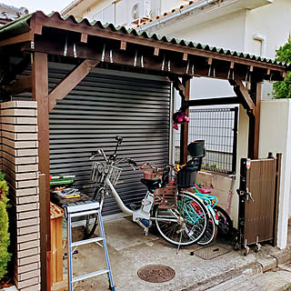 部屋全体/DIY/木工/サイクルポートDIY/自転車置場DIY...などのインテリア実例 - 2021-12-21 22:05:33