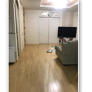 部屋全体/グレーのソファー/広い通路/配置変え/ナチュラルインテリアのインテリア実例 - 2018-06-24 19:36:08