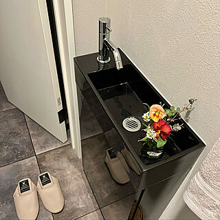 庭の花/春の花/バス/トイレ/トイレの手洗いシンクのインテリア実例 - 2022-03-21 18:18:55
