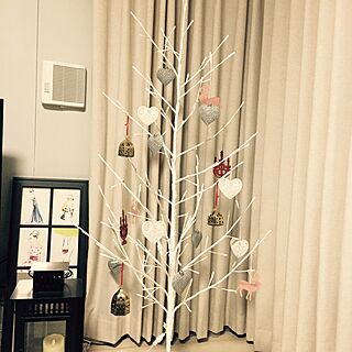 白樺ツリー/ルミナラ/クリスマスツリー150cm/照明/IKEA...などのインテリア実例 - 2016-12-14 21:11:24