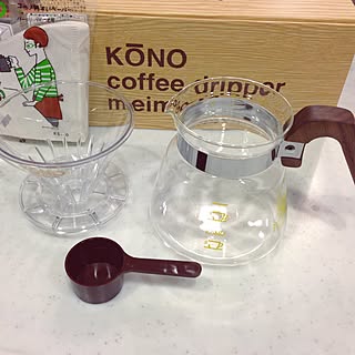 キッチン/コーノ式/コーノコーヒードリッパー/kono式/konoのインテリア実例 - 2015-08-23 22:01:27