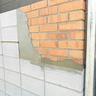 玄関/入り口/レンガ/ブロック塀のインテリア実例 - 2016-09-18 09:33:35