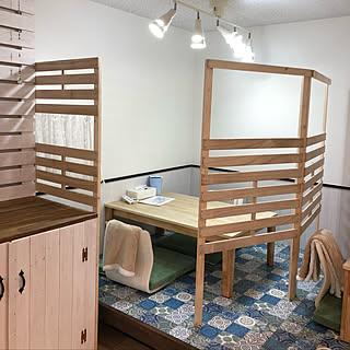 パーティションDIY/女性の為のものづくりのできるカフェ/KIRAKIRACafe/ハンドメイド/DIY...などのインテリア実例 - 2018-04-13 16:39:20