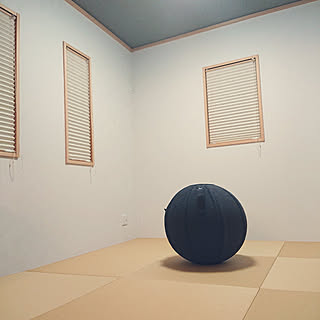 部屋全体/和室/シンプルモダン/すっきりとした暮らし/バランスボール...などのインテリア実例 - 2021-11-12 18:31:26