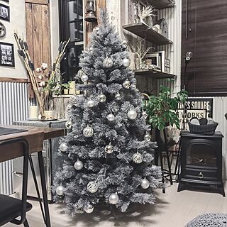 デコレーション/プラチナクリスマス/クリスマスツリー/IKEA/DIY...などのインテリア実例 - 2015-11-16 21:42:48