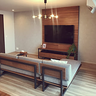 照明 壁掛けtvのおしゃれなアレンジ 飾り方のインテリア実例 Roomclip ルームクリップ
