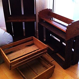 棚/Wooden box/DIY/antique/Londonのインテリア実例 - 2014-07-29 20:45:50