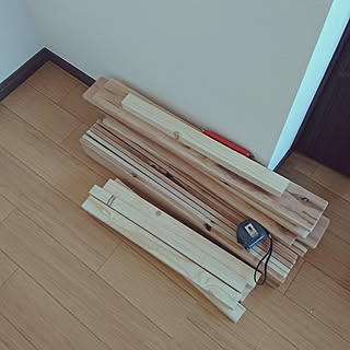 玄関/入り口/DIY/ディアウォール/2×4材/サンダー掛け...などのインテリア実例 - 2017-10-31 10:43:09