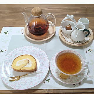 器/お気に入りの食器/3時のおやつ♡/小山ロール/ノリタケ...などのインテリア実例 - 2022-04-24 23:13:50