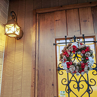 玄関/入り口/クリスマス/ポーチライト/LIXIL玄関ドア/ニチハのインテリア実例 - 2021-11-11 00:13:30