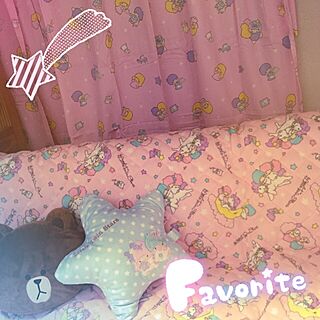 ベッド周り/Pink/キキララ/ゆめかわいいのインテリア実例 - 2015-11-03 22:21:25