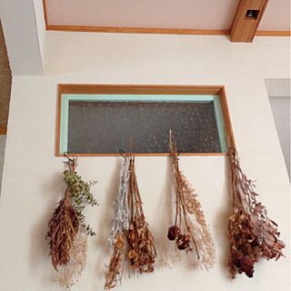 壁/天井/レトロガラス/植物/ドライフラワーのインテリア実例 - 2013-08-17 22:32:07