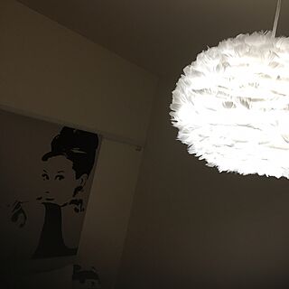 ベッド周り/寝室/フェザーライト/IKEA/間接照明...などのインテリア実例 - 2017-07-06 23:49:31
