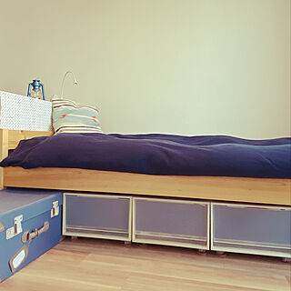 IKEA ベッド下収納のアイデア・おしゃれなインテリア実例 ｜ RoomClip 