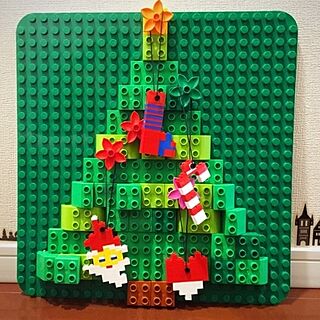 壁/天井/クリスマス/オーナメント/レゴ/DIY...などのインテリア実例 - 2023-12-01 08:12:04