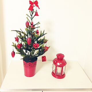 部屋全体/クリスマスツリー/IKEA/ランタンのインテリア実例 - 2014-11-06 12:57:56