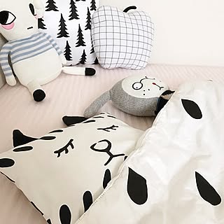 ベッド周り/赤ちゃんがいる生活/monotoneinterior/kids room/Scandinaviainterior...などのインテリア実例 - 2016-10-09 21:56:10