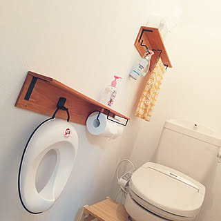 セリア/トイレットペーパーホルダー/トイレ収納/お洒落なアルコールを買おう…/吊るす収納...などのインテリア実例 - 2020-09-12 21:41:49