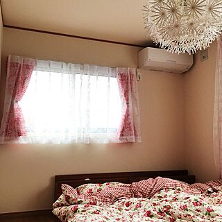 ベッド周り/カーテン/IKEA/寝室/照明のインテリア実例 - 2015-03-08 13:00:27