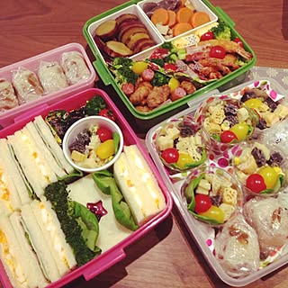 キッチン/弁当/運動会/料理/運動会のお弁当...などのインテリア実例 - 2014-09-27 07:15:23