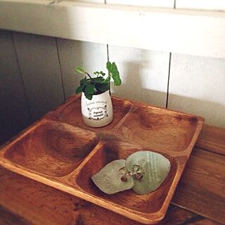机/Marikaちゃん♡/植物/ナチュラルキッチン/木の皿のインテリア実例 - 2014-04-18 16:00:52