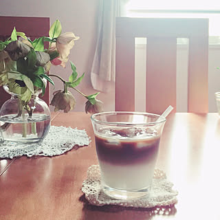 液体コーヒ/カフェオレ/どうしても飲みたいから！/超手抜き/コーヒーのある暮らし...などのインテリア実例 - 2019-05-18 07:37:44