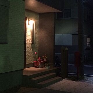 玄関/入り口/うまく撮れない/ポーチ灯のインテリア実例 - 2017-07-06 06:24:21