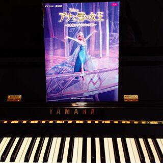 棚/アナと雪の女王/ピアノコーナーのインテリア実例 - 2014-06-07 02:59:21