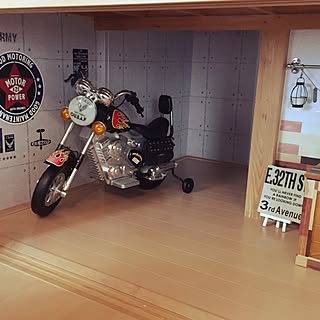 セリア アメリカンバイクの商品を使ったおしゃれなインテリア実例 Roomclip ルームクリップ