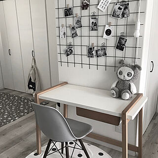 机/IKEA/白黒/星大好き/テーブル...などのインテリア実例 - 2018-07-05 06:55:38